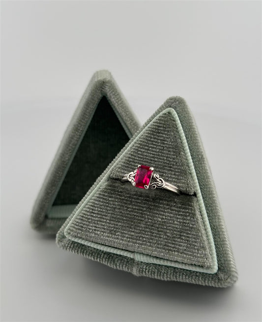 Childrens Sterling Silver July Birthstone Ring