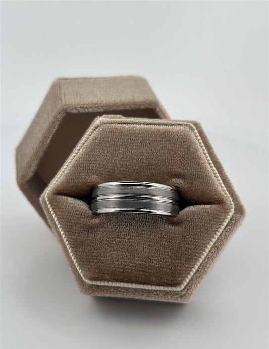 Tungsten Alternative Metal Wedding Band