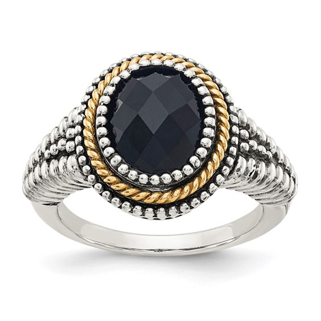 Sterling Silver Black Onyx Ring