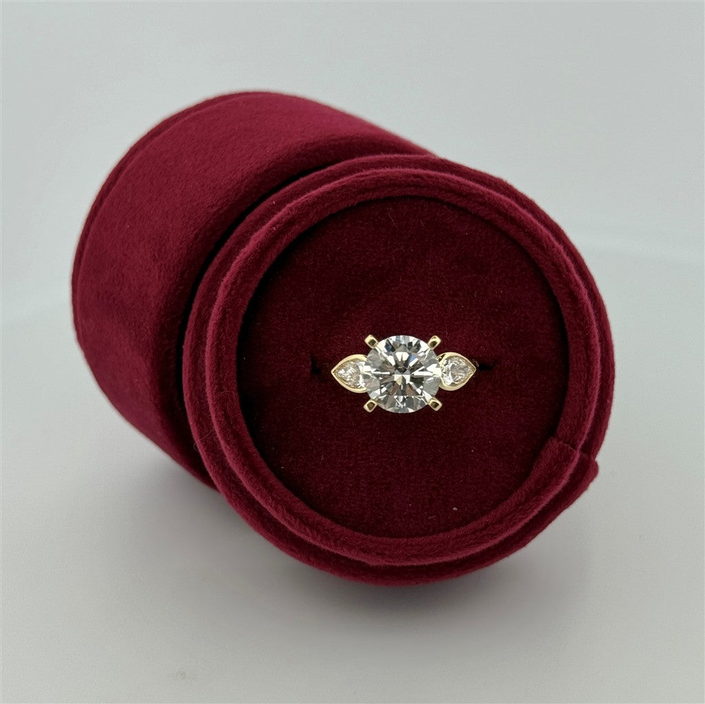 Yellow Gold Lab Grown Diamond Engagement Ring
