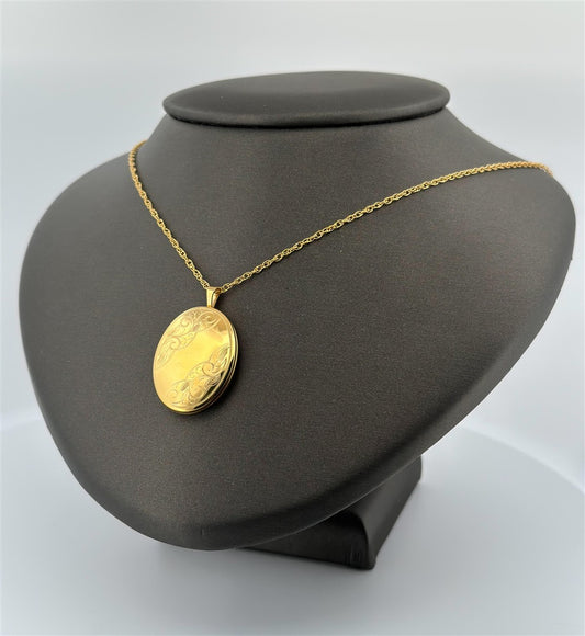 Gold Filled Oval Locket