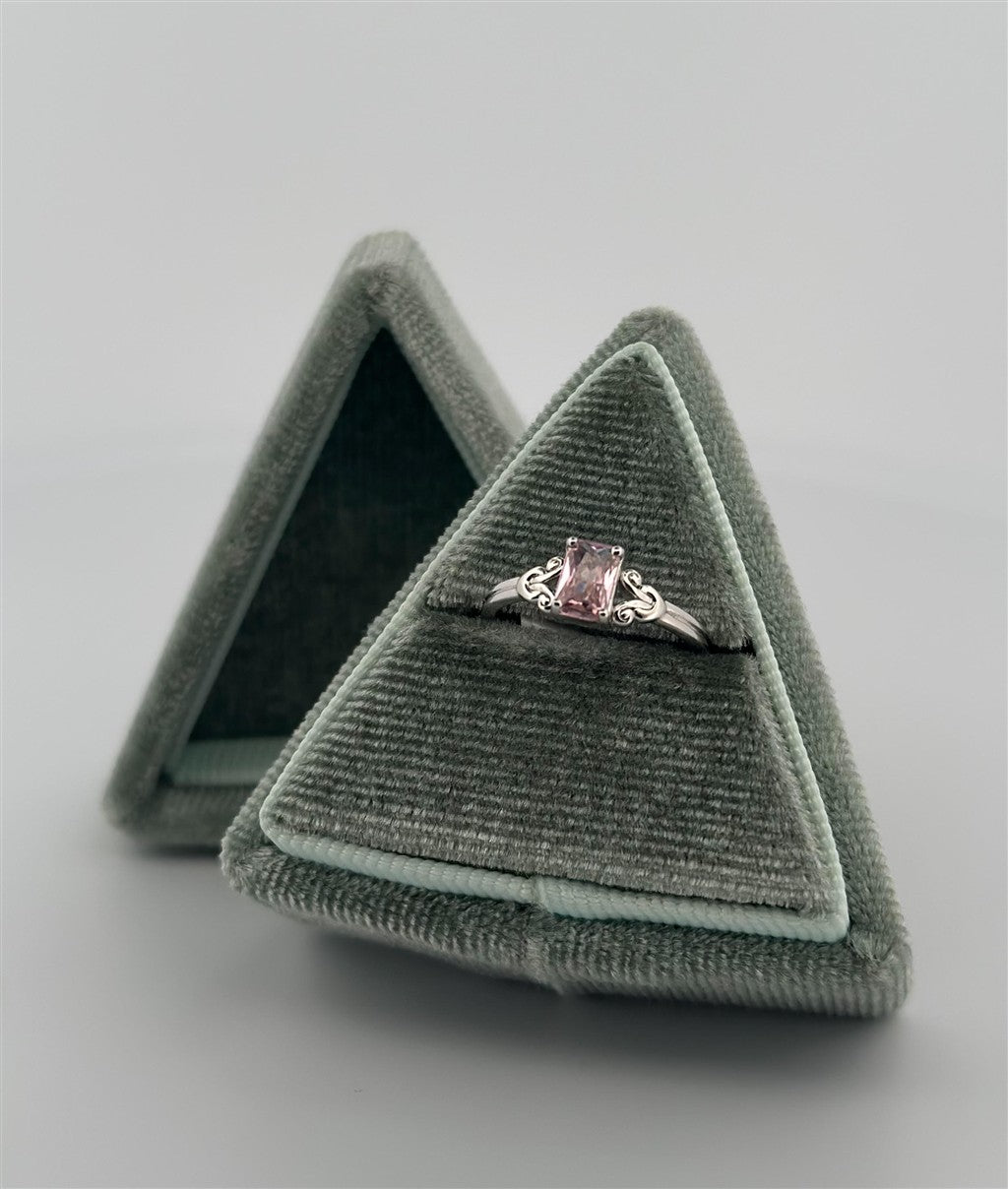 Childrens Sterling Silver October Birthstone Ring