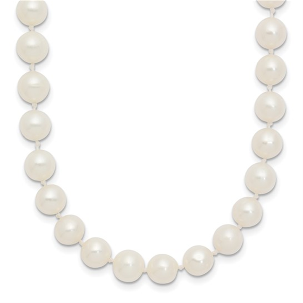 White Gold Pearl Strand