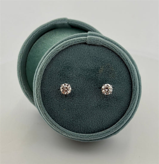 White Gold Lab Grown Diamond Earrings