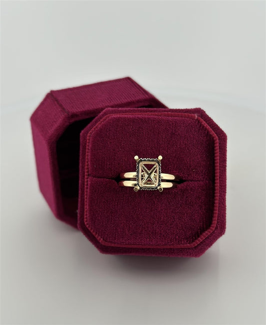 Yellow Gold Semi Mount