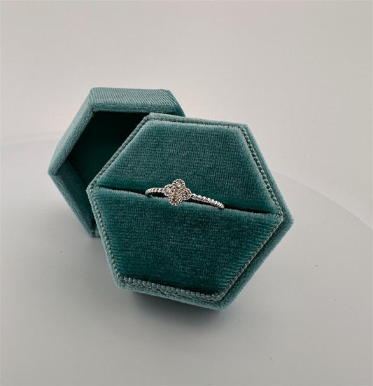 White Gold Diamond Fashion Ring